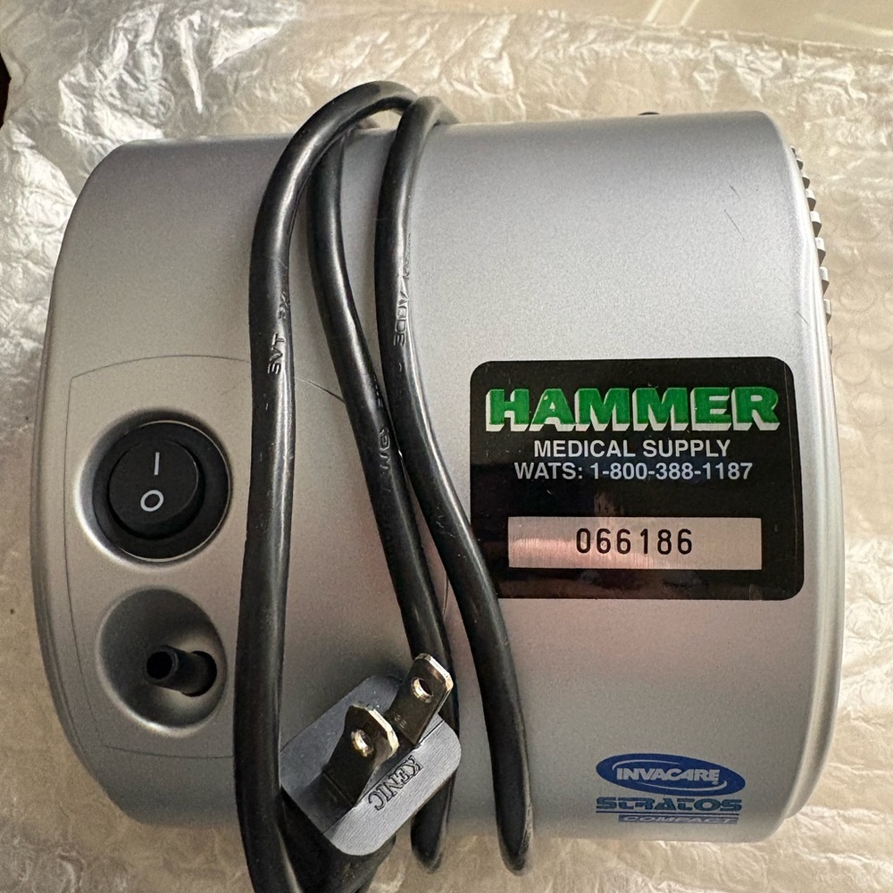 Hammer Medical Supply Silver Invacare Stratos Compressor Pump